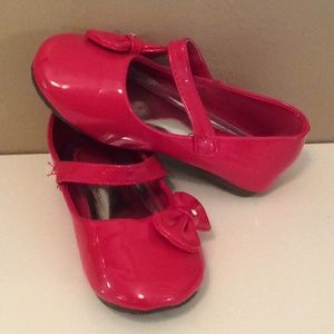 Girl’s Red Bow Ballet Flats